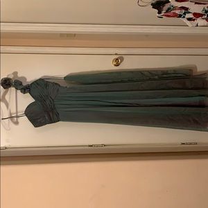 Gorgeous Jade/Jungle colored long dress